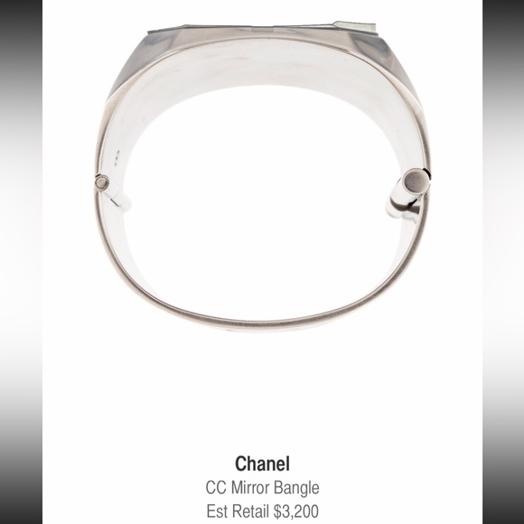 AUTHENTIC Chanel Sky Mirror Bangle - Picture 10 of 10